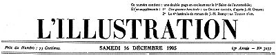 L'Illustration, No. 3277, 16 Décembre 1905 L'Illustration, No. 3277, 16 Décembre 1905