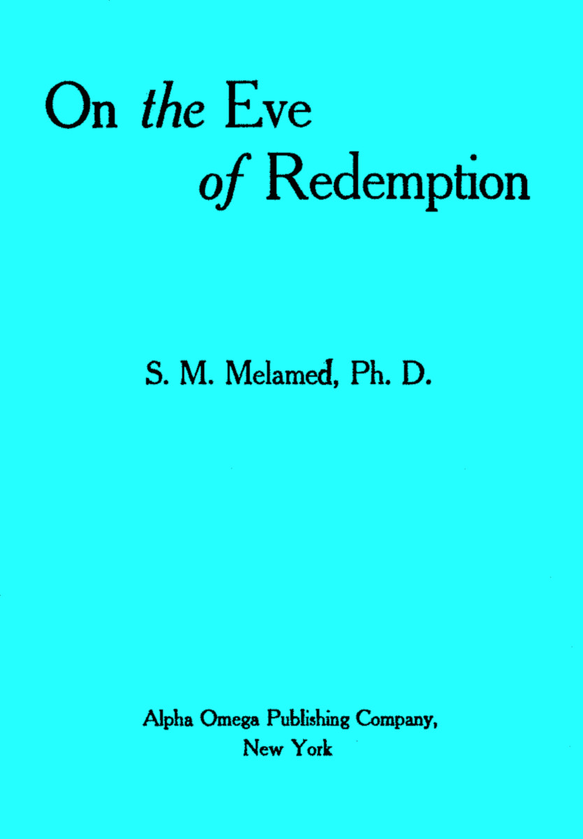 On the Eve of Redemption On the Eve of Redemption